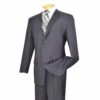 (38R) Regular Fit Suit 2 Button 2 Piece In Gray -Clothing Shop 01 VIN 2TR GRAY 15 2 07fb6986 91f5 4669 81bb 0a296e43ad22