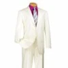 Regular Fit Suit 2 Button 2 Piece In Ivory -Clothing Shop 01 VIN 2TR IVORY 15 2