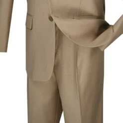 (40S) Regular Fit Suit 2 Button 2 Piece In Khaki -Clothing Shop 01 VIN 2TR KHAKI 15 4 90504e55 58aa 4d96 92ec 0394a5b41c2f