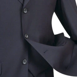 Avalon Collection - Regular Fit Men's Suit 3 Button 3 Piece Navy -Clothing Shop 01 VIN 3TR 3 NAVY 15 4