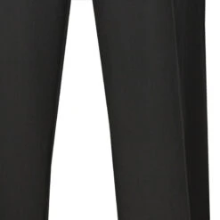 Men's Dress Pants Flat Front Design In Black -Clothing Shop 01 VIN FF RS BLACK 15 4