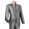 Gray Slim Fit Men's Shiny Sharkskin Suit 2 Piece 2 Buttons Shark Skin 1 Gray Slim Fit Men's Shiny Sharkskin Suit 2 Piece 2 Buttons Shark Skin -Clothing Shop 01 VIN S2RR 4 GRAY 15 2