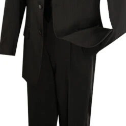 Men's Regular Fit Tuxedo 2 Piece Collection Regular Fit In Black 3 Button Design -Clothing Shop 01 VIN T 3HT BLACK 15 4