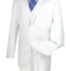 Morgan Collection - Regular Fit 3 Piece Suit 2 Button White -Clothing Shop 01 VIN V2TR WHITE 2