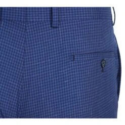 English Laundry 2-Piece Blue Mini-Check Wool Blend Slim Fit Dress Suit -Clothing Shop 12 2592x c9ded71b 9aa7 4157 b9de 114a9aaf5382