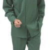 Men's 2 Piece Long Sleeve Walking Suit In Hunter Green