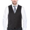 Vanderbilt Collection- Classic Dress Vest 5 Buttons Regular Fit In Charcoal -Clothing Shop 1s 1946cd21 2699 4212 a5a8 d6976f4aa117