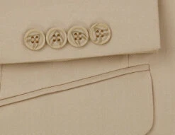 Vanderbilt Collection - Classic 2 Piece Suit 2 Buttons Regular Fit In Beige -Clothing Shop 201 3 detail2