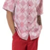 (M) Red 2 Piece Short Sleeve Men's Summer Walking Suit Argyle Pattern -Clothing Shop 2216red 1024x1024 2x 4c2fda94 8743 4258 85ca cd70699a3560