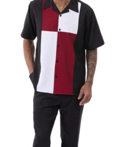 Burgundy Color Block Walking Suit 2 Piece Short Sleeve Set -Clothing Shop 2301burgundy 10 1080x ce5b6d7a c683 401b a094 8ba43ccceaaa