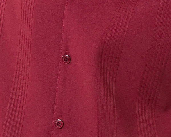 Burgundy Tone On Tone Vertical Stripes Walking Suit 2 Piece Short Sleeve Set 4 Burgundy Tone On Tone Vertical Stripes Walking Suit 2 Piece Short Sleeve Set - Image 2