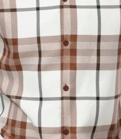 Cognac Plaid 2 Piece Long Sleeve Walking Suit Set -Clothing Shop 2355 5 cognac2