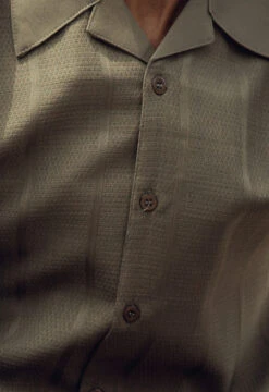 Olive Tone-on-Tone 2 Piece Long Sleeve Walking Suit Set -Clothing Shop 2375Olive 2