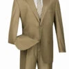 Monte Carlo Collection - Regular Fit 2 Piece 2 Button Textured Weave In Taupe 2 Monte Carlo Collection - Regular Fit 2 Piece 2 Button Textured Weave In Taupe -Clothing Shop 2lk 1 taupe2