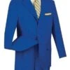 Mont Blanc Collection - Regular Fit Suit 3 Button 2 Piece In Royal Blue 2 Mont Blanc Collection - Regular Fit Suit 3 Button 2 Piece In Royal Blue -Clothing Shop 3PP ROYAL1