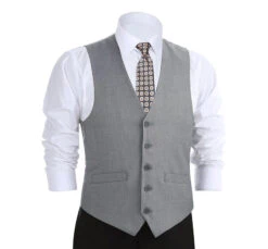 Vanderbilt Collection- Classic Dress Vest 5 Buttons Regular Fit In Gray 10 Vanderbilt Collection- Classic Dress Vest 5 Buttons Regular Fit In Gray -Clothing Shop 3 1944x 4a01d021 5932 4f1a b824 67e1c81c1263