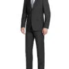 Vanderbilt Collection - Classic 2 Piece Suit 2 Buttons Regular Fit In Black