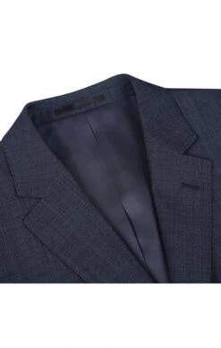 Wool Blend Regular Fit Suit 2 Piece Suit 2 Button In Navy -Clothing Shop 3 500cb526 d380 4d21 9328 f7b11f7b4e20