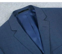 Wool Single Breasted Dress Suit Slim Fit 2 Piece 2 Button In Blue -Clothing Shop 3 b5ab39ba d93a 47db 9c4c 3970569008e7