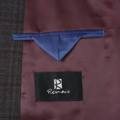 (52L) Wool Blend Regular Fit Checked Blazer In Brown -Clothing Shop 4Z8A2056 1944x a304d8b8 97a2 41ae bacf 0e4aa63d6025