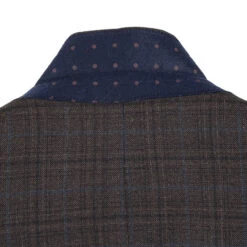 Wool Blend Regular Fit Checked Blazer In Brown -Clothing Shop 4Z8A2094 1944x 7f9034e3 ac8f 48a3 8bd9 d15448521f32