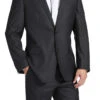 100% Virgin Wool Regular Fit 2 Piece Suit 2 Button In Charcoal 2 100% Virgin Wool Regular Fit 2 Piece Suit 2 Button In Charcoal -Clothing Shop 4Z8A4132s