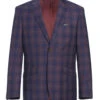 Slim Fit Blazer Glen Plaid In Blue -Clothing Shop 4Z8A6828 s