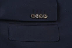 Wool Regular Fit Blazer Solid Color In Black -Clothing Shop 4Z8A8862