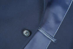 Performance Stretch Suit 2 Piece Slim Fit In Blue -Clothing Shop 4Z8A9299s