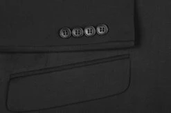 Performance Stretch Suit 2 Piece Slim Fit In Black -Clothing Shop 4Z8A9308s