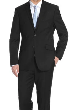 Performance Stretch Suit 2 Piece Slim Fit In Black