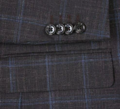 Regular Fit Wool & Linen Brown Plaid Blazer -Clothing Shop 4 2592x 58bbe0f9 96d3 4793 a67d 9a6e3043a41f