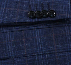 Regular Fit Wool & Linen Blue Plaid Blazer -Clothing Shop 4 2592x f17922fd 1fbb 4aa1 b68d 63400f943fc5