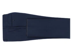 (40" Waist) 100% Wool Dress Pants Regular Leg Un-Hemmed Bottoms In Navy -Clothing Shop 4s c0158fd2 53b5 425f 8237 637f031746c6