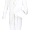 Santorini Collection - Regular Fit White Tuxedo 4 Piece With Vest And Bow Tie 2 Santorini Collection - Regular Fit White Tuxedo 4 Piece With Vest And Bow Tie -Clothing Shop 4tv 1 white