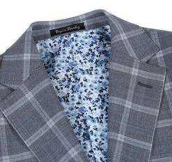 English Laundry 2-Piece Gray Plaid Wool Blend Slim Fit Suit -Clothing Shop 5 2592x bfb4c3b8 77da 4be8 bc19 f83ed817a0e3