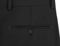 Dress Pants Regular Leg Un-Hemmed Bottoms In Black -Clothing Shop 5s 74981c5a bc08 424b 8b68 48b6d77911d5