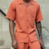 Papaya 2 Piece Short Sleeve Walking Suit Set With Elastic Waistband Shorts -Clothing Shop 696Papaya 1 2 1080x 9a38ba71 dba8 4609 b71b ea2dc9358872