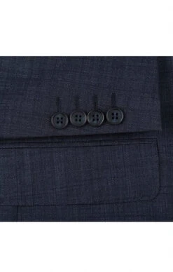 (46R) Wool Blend Regular Fit Suit 2 Piece Suit 2 Button In Navy -Clothing Shop 6 973f8234 b6fd 4bd3 a243 ad329f4c18b1