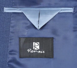 Classic Regular Fit 2 Piece Wool Dress Suit In Blue -Clothing Shop 6s