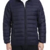 Men's Quilted Puffer Jacket In Navy -Clothing Shop 816 Navy 2 S