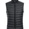 Black Regular Classic Fit Goose Down Vest -Clothing Shop 831 11 1