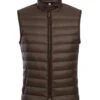 Brown Regular Classic Fit Goose Down Vest -Clothing Shop 831 3 1