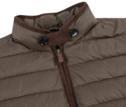 Brown Regular Classic Fit Goose Down Vest -Clothing Shop 831 3 3