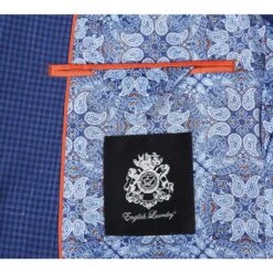 English Laundry 2-Piece Blue Mini-Check Wool Blend Slim Fit Dress Suit -Clothing Shop 8 2592x 53ac04c7 19c1 4399 bae9 0a601133020e