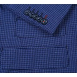 English Laundry 2-Piece Blue Mini-Check Wool Blend Slim Fit Dress Suit -Clothing Shop 9 2592x 8b54fc46 0943 4d71 b923 4b76b326fead