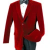 Velvet Regular Fit Fashion Jacket In Red 1 Velvet Regular Fit Fashion Jacket In Red -Clothing Shop B 27 RED