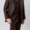 Classic Boy Suit 5 Piece Set Brown -Clothing Shop B347 06s