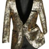Gold Regular Fit Jacket Shawl Lapel Embossed Damask Print -Clothing Shop BF 4 GOLD JPG 800x1200 1