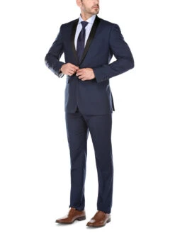 (38L) Blue 2 Piece Tuxedo Shawl Lapel Slim Fit -Clothing Shop C00A6295s 4170418a a6c6 412a b90c ac85b9d81ce5